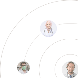 Doctor network graphic mobile